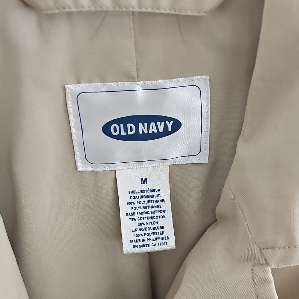 Old Navy Beige Belted Coat - Picture 2 of 3
